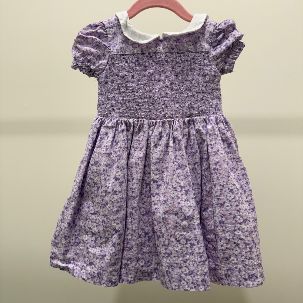 Janie & Jack Smocked Floral Dress Sz 12-18mo!